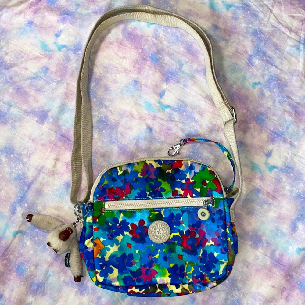 Kipling • Watercolor Floral Crossbody Purse